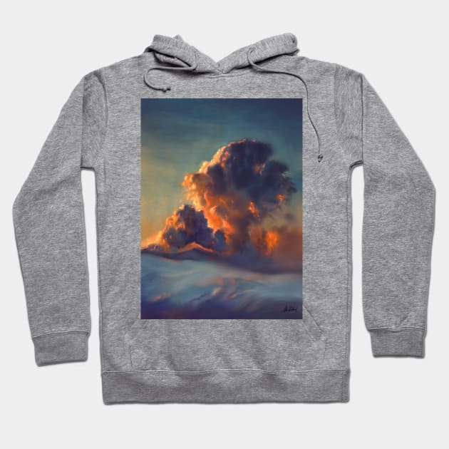 Clouds 21 Hoodie by Artofokan